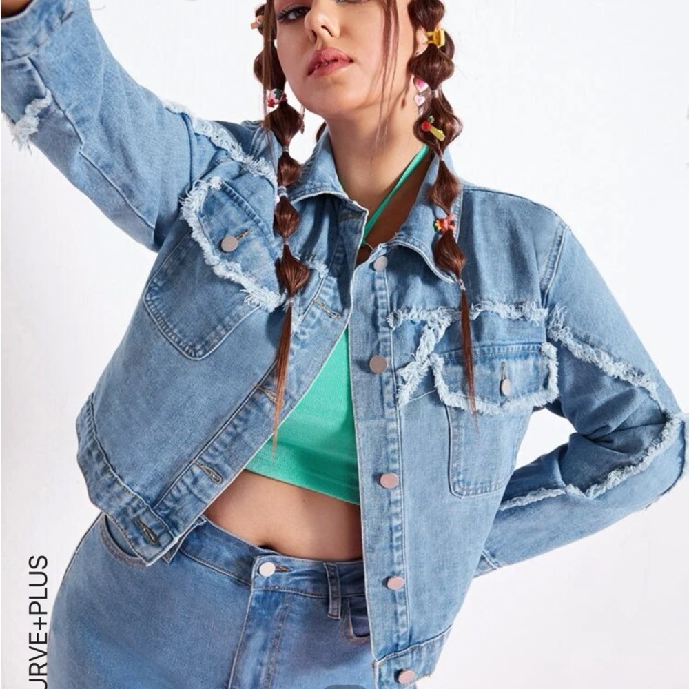 Raw Trim Denim Jacket